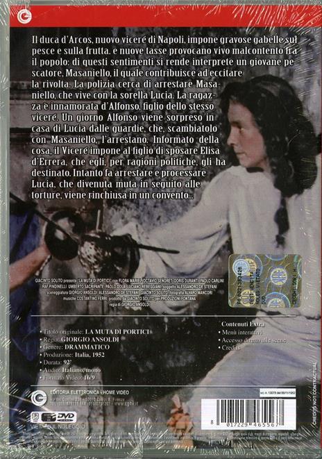 La muta di Portici di Giorgio Ansoldi - DVD - 2