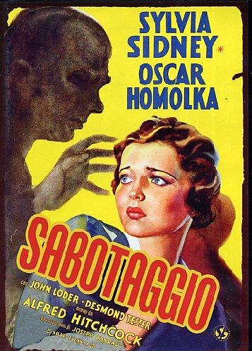 Sabotaggio - 1936 (DVD) di Alfred Hitchcock - DVD