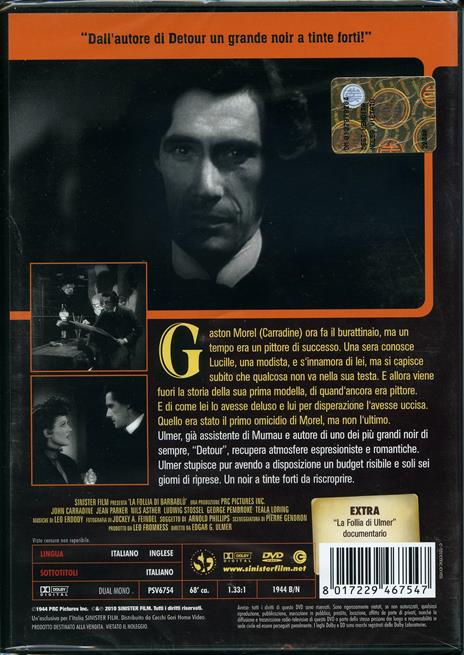 La follia di Barbablù di Edgar G. Ulmer - DVD - 2
