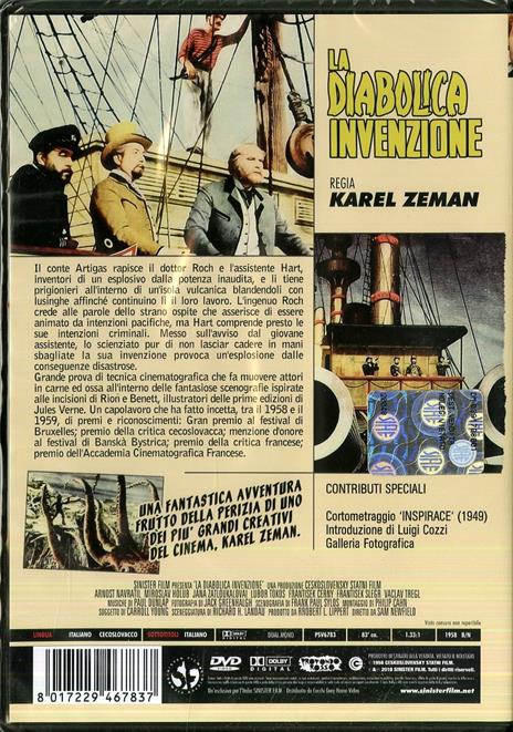 La diabolica invenzione di Karel Zeman - DVD - 2