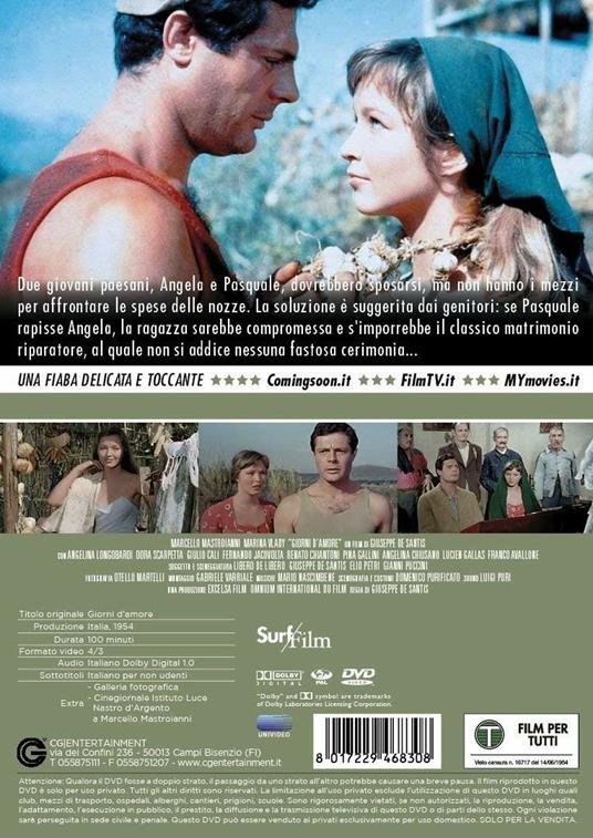 Giorni d'amore (DVD) di Giuseppe De Santis - DVD - 2