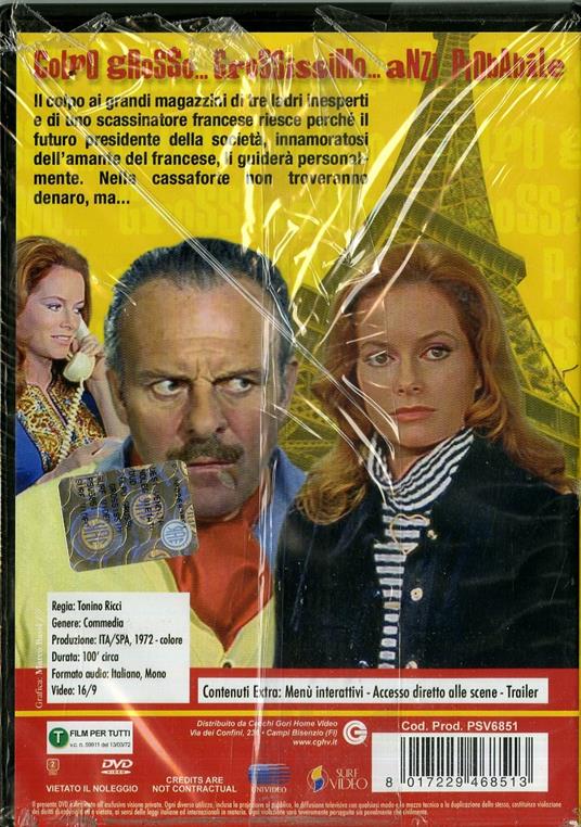 Colpo grosso, grossissimo, anzi probabile di Tonino Ricci - DVD - 2