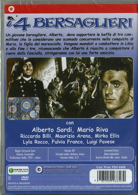 I 4 bersaglieri di Ferruccio Cerio - DVD - 2
