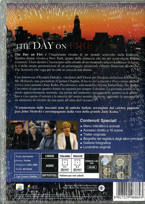 The Day on Fire di Jay Anania - DVD - 2