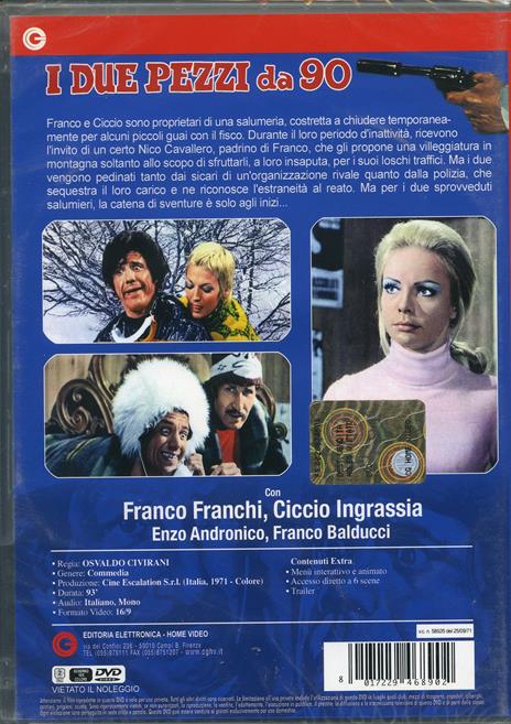 I due pezzi da novanta di Osvaldo Civirani - DVD - 2