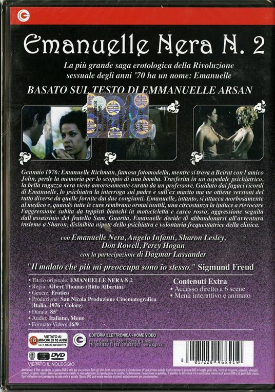 Emanuelle nera n. 2 di Albert Thomas - DVD - 2
