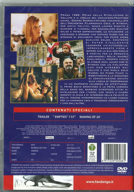 Kolya di Jan Sverak - DVD - 2