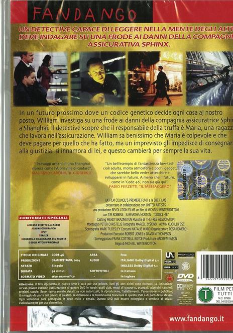 Codice 46 di Michael Winterbottom - DVD - 2