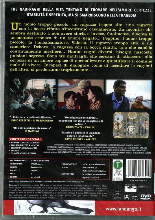 L' imbalsamatore di Matteo Garrone - DVD - 2