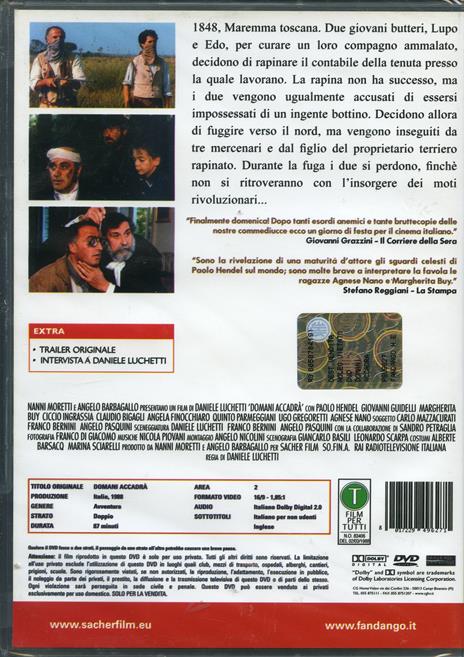 Domani accadrà di Daniele Luchetti - DVD - 2