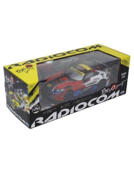 Radiocom. Tokyo Sport Auto Scala 1:24, RC 27 Mhz. SCOCCA IN LEXANbatterie non incluse