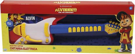Alvin and The Chipmunks - Chitarra Elettrica con luci8 tasti sul manico con suoni diversi3 diverse modalità di suonobatterie non incluse - 2