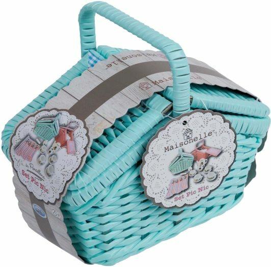 Maisonelle Cestino Set Pic Nic C/Tazzine Porcellana 17 Pz - 4