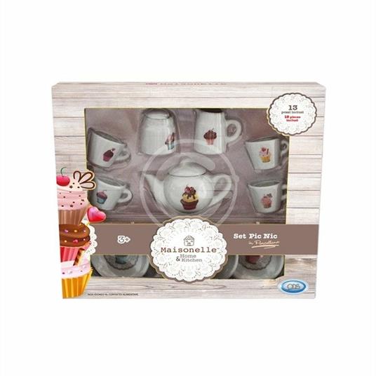 Maisonelle. Set pic nic con tazzine porcellana 13 pz - 2