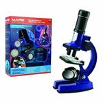 Mars - Microscopio basic misura prodotto H 20 P11.5 L 6con 23 accessori inclusizoom 100x 200x 450xcon specchio circolare per riflettere la luce