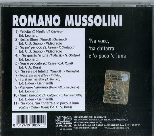 Na voce, 'na chitarra e... - CD Audio di Romano Mussolini - 2
