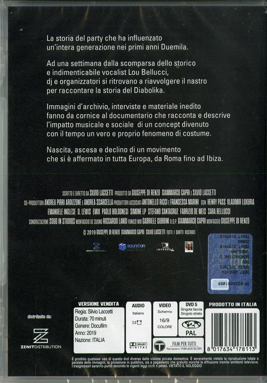 Generazione Diabolika (DVD) di Silvio Laccetti - DVD - 2