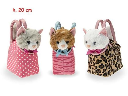 Isola Dei Cuccioli. Gatto In Borsetta 20 Cm