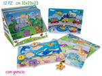 Puzzle In Legno Funny Design 30x23 Cm (Assortimento)