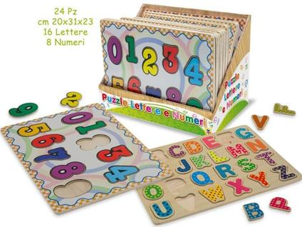 Puzzle Numeri / Lettere 24 Pz (Assortimento)