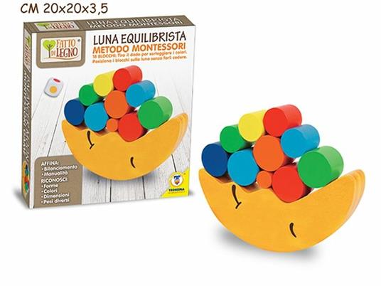 Fatto Di Legno Luna Equilibrista Montessori Box