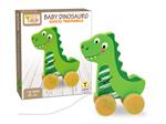 Fatto Di Legno - Baby Dinosauro Trainabile 19cm H.