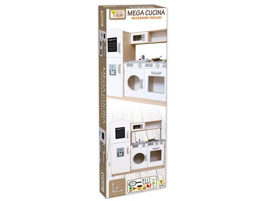 Fatto di Legno Mega Cucina con Accessori 84cm. - 40641