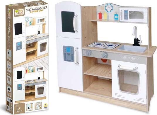 Mega Cucina H.83 Cm Con Lavello In Legno