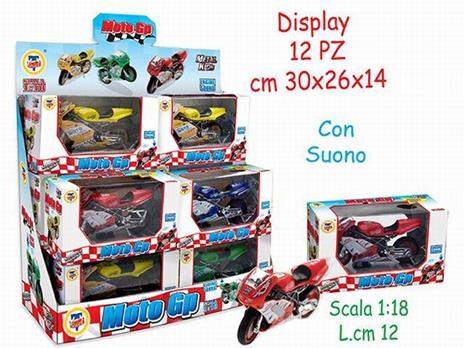 Moto GP 12 Cm Scala 1:18 Con Suono (Assortimento)