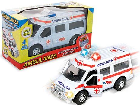 Ambulanza 4 Suoni E Luci Con Porte Apribili - 2