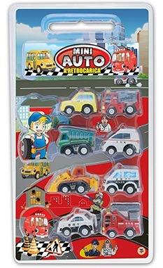 Mini Auto A Retrocarica. Blister 8 Pz