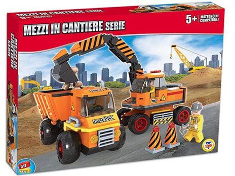 Costruzioni Click Clack. Mezzi In Cantiere 2 Mezzi 317 Pz