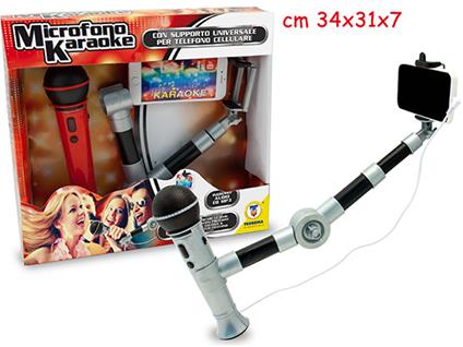 Microfono Karaoke Con Asta 2Col Ass - Window Box