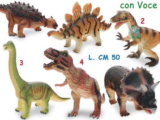 Dinosauri Soffici Giganti Con Suono 50 Cm 6 Mdl. Busta - 2