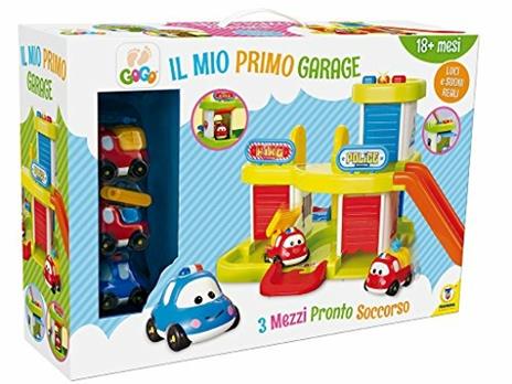 Garage Mezzi Di Soccorso Con 3 Macchinine. Window Box - 2