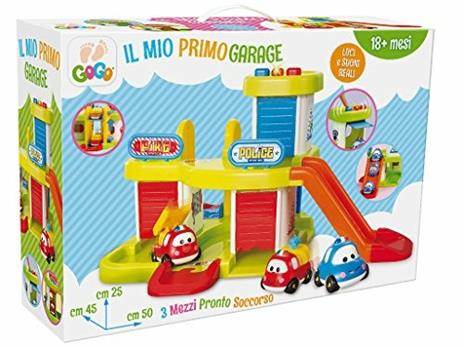 Garage Mezzi Di Soccorso Con 3 Macchinine. Window Box - 3