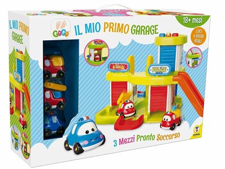 Garage Mezzi Di Soccorso Con 3 Macchinine. Window Box - 5