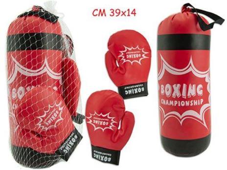Set Pugile con 2 Guantoni