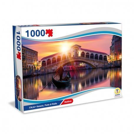Puzzle 1000 Pezzi Italia - Venezia, Ponte Di Rialto Teorema 67023 - 2