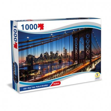 Puzzle 1000 Pezzi Usa - New York, Ponte Di Brooklyn Teorema 67029 - 2