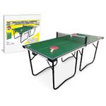 Tavolo Da Ping Pong Pieghevole con 2 Racchette, 2 Palline e 1 Rete con Supporti