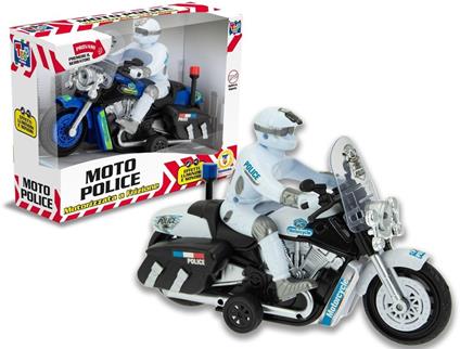 Moto Police a Frizione con Luci e Suoni - 67963