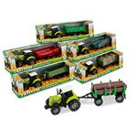 Linea Verde Trattore con rimorchio Luci e suoni