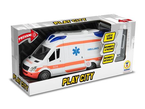 Ambulanza con Luci e Suoni e Porte Apribili - 68655