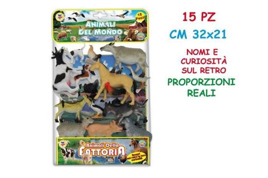 Animali Della Fattoria Busta 15 Pz Teorema Bosco e fattoria
