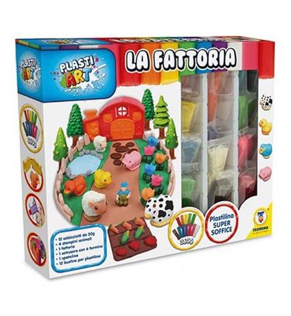 Plastiart. Set Fattoria 12 Salsicciotti Da 30 Gr.