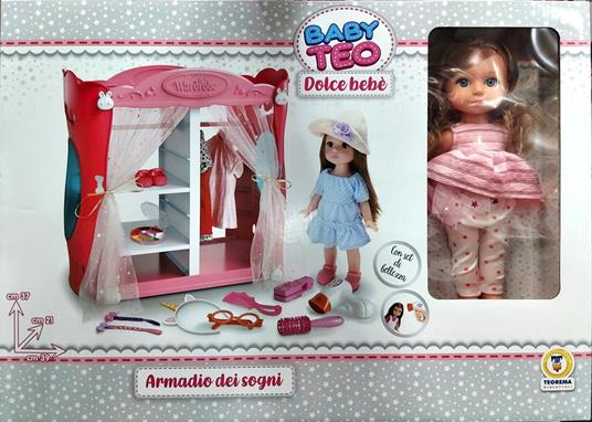 Bambola Con Armadio E Accessori