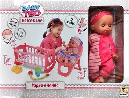 Baby Teo Set Bebe Con Culla