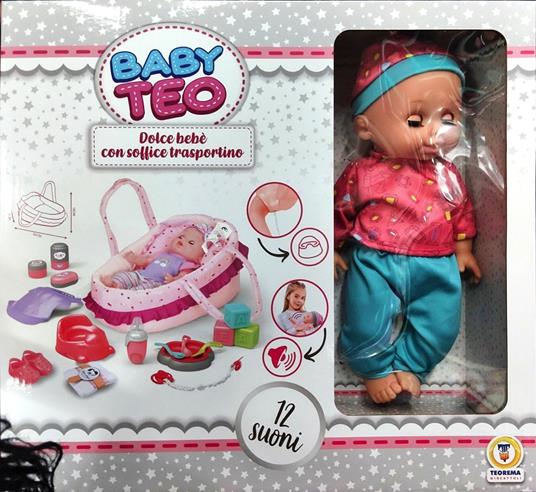 Baby Teo Set Bebe Con Accessori