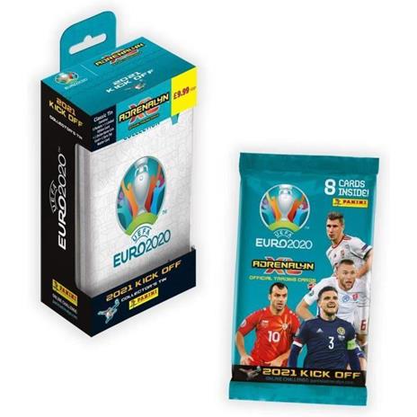 UEFA EURO Football 2020 Scatola in metallo con 6 bustine protettive + 3 carte limited edition Trading cards Panini - 2